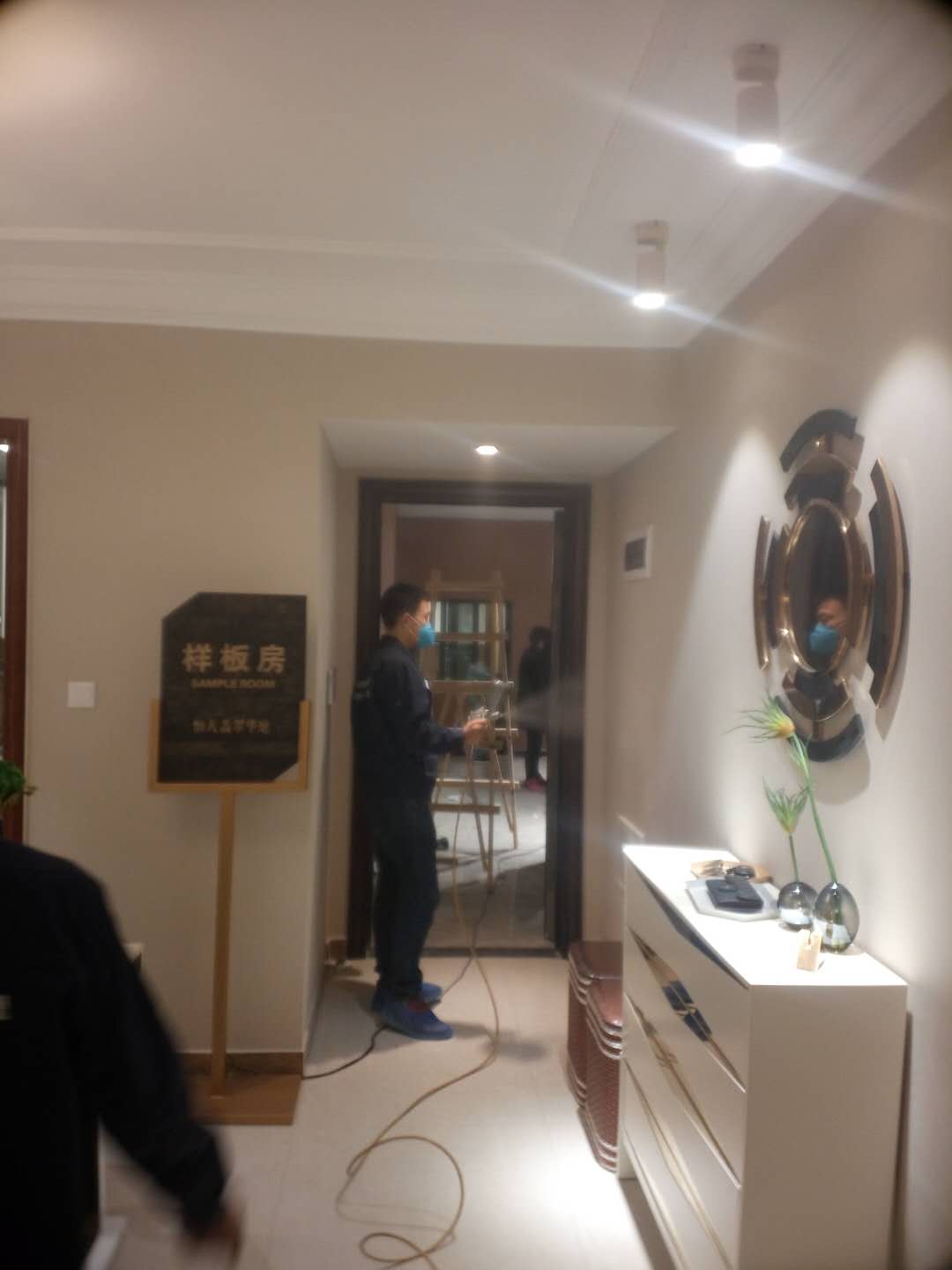 大同恒大翡翠華庭樣板間甲醛清除！